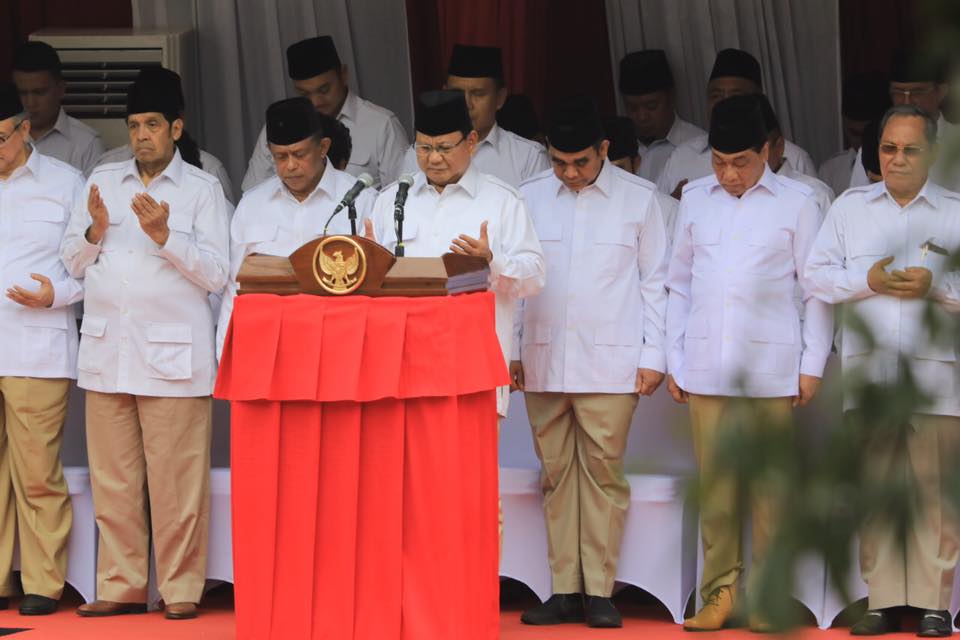 Prabowo Sebut 10 Pimpinan MPR Tidak akan Habiskan Anggaran Negara
