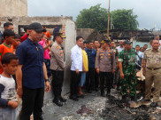 Wapres Gibran Tinjau Lokasi Kebakaran Kemayoran Gempol Jakarta