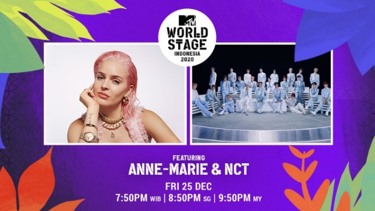 NCT dan Anne-Marie Bakal Ramaikan MTV World Stage Indonesia