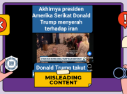[HOAKS atau FAKTA]: Takut Tekanan Global, Donald Trump Akhirnya Menyerah Terhadap Iran