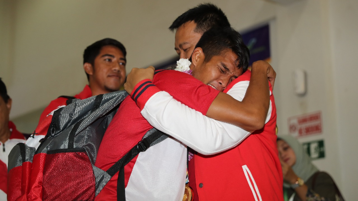 Menpora Sambut Kedatangan Kontingen NPC Indonesia