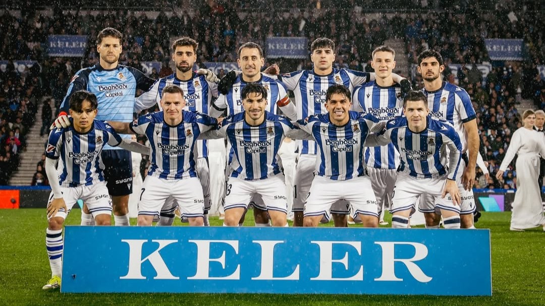 Carlos Soler kena kartu merah di laga Real Sociedad vs Barcelona