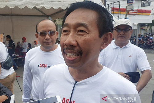 Ketua Komisi Aparatur Sipil Negara (KASN) Agus Pramusinto. ANTARA/Darwin Fatir/am