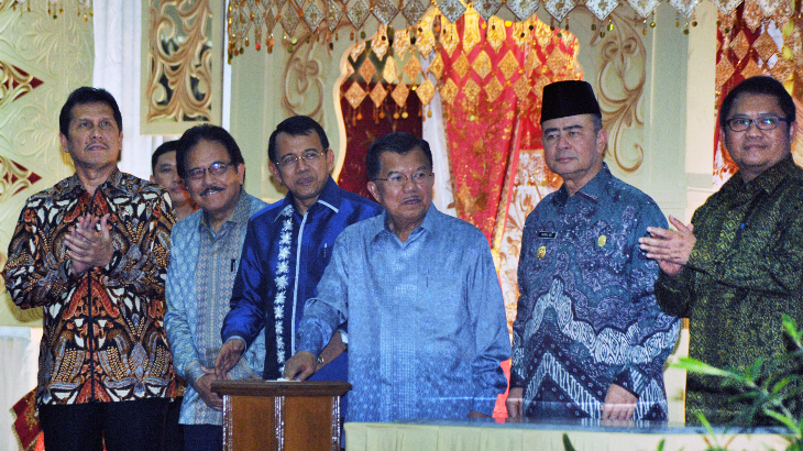 Wapres Jusuf Kalla di Padang