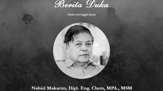 Mantan Menteri Lingkungan Hidup Nabiel Makarim Meninggal Dunia