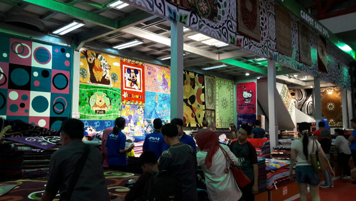 Sambut Lebaran, Karpet di Jakarta Fair 2018 Diskon Besar-Besaran