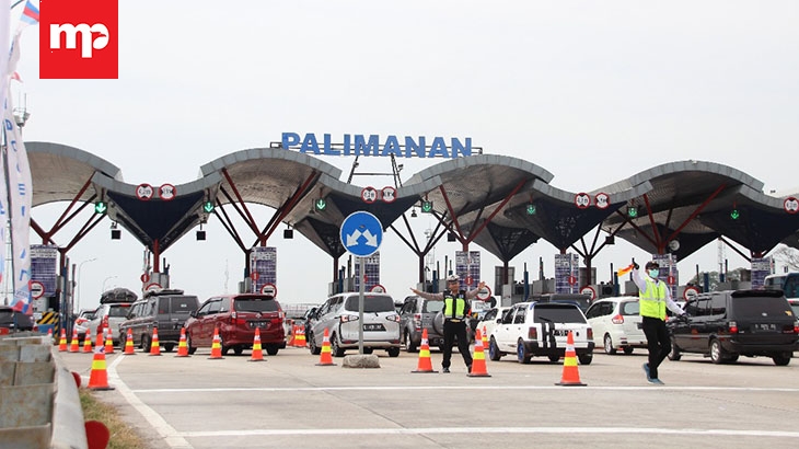 H-1 Kendaraan Melintas Di Tol Cipali Berkurang