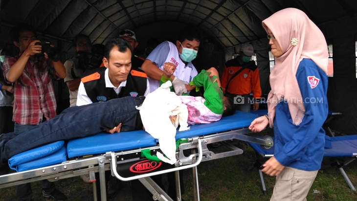 Detik-detik Penyelamatan Korban Letusan Gunung Merapi