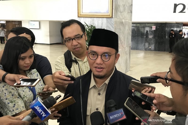 Jubir Prabowo Subianto, Dahnil Anzar Simanjuntak. (Foto: (ANTARA/ Sella Panduarsa Gareta/rn)