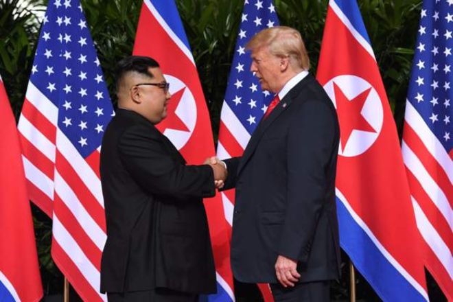 Ini yang Dikatakan Trump Saat Pertama Kali Bertemu Kim Jong Un