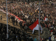  Polisi Antihuru-hara Mulai Berjaga di Kawasan Medan Merdeka Barat