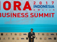 Presiden Jokowi Membuka Business Summit 2017