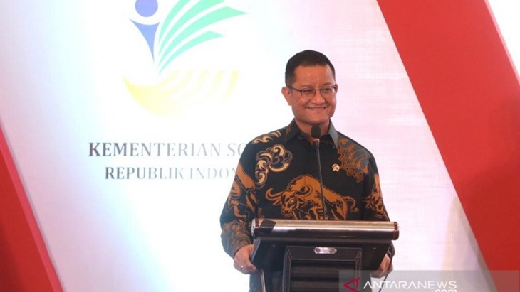 Menteri Sosial Juliari P Batubara menjadi tersangka korupsi bansos COVID-19. (ANTARA/HO.Humas Kemensos)