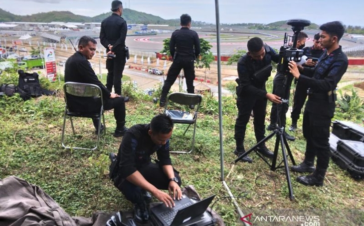 Brimob Bakal Amankan Penerbang Drone Ilegal di Sirkuit Mandalika