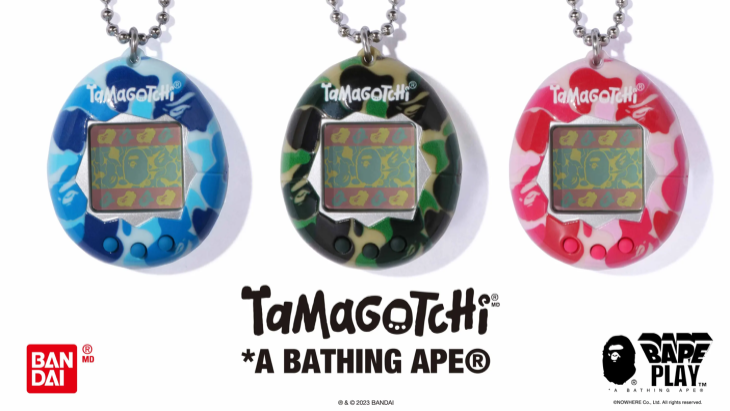 Bape dan Tamagotchi Keluarkan Koleksi Nostalgia