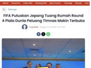 [HOAKS atau FAKTA]: Timur Tengah Dilanda Konflik, Jepang Jadi Tuan Rumah Ronde ke-4 Kualifikasi Piala Dunia 2026