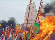 Ritual Bakar Tongkang Digelar 10-11 Juni Mendatang