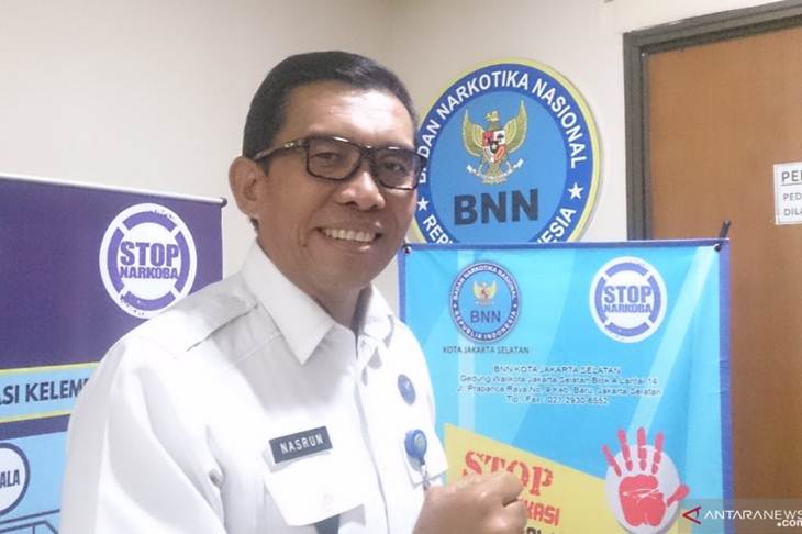 Kepala BNNK Jakarta Selatan AKBP Mohammad Nasrun (ANTARA/Laily Rahmawaty)