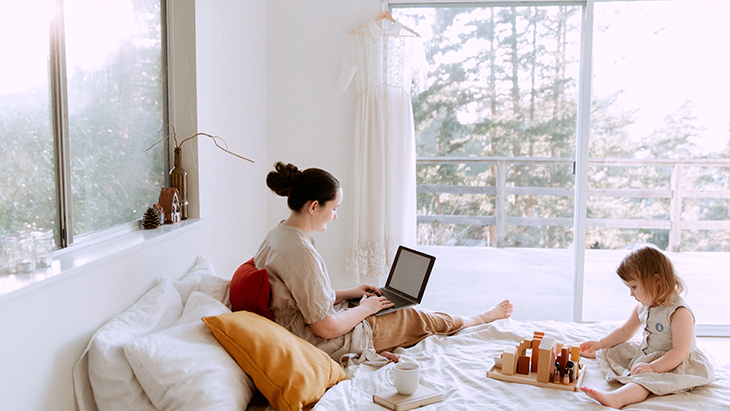 Tetap Lancar Work From Home Meski Si Kecil Rewel
