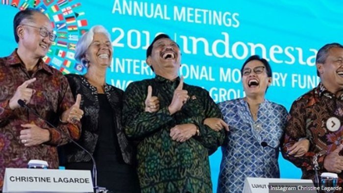 Para menteri Jokowi di Bali
