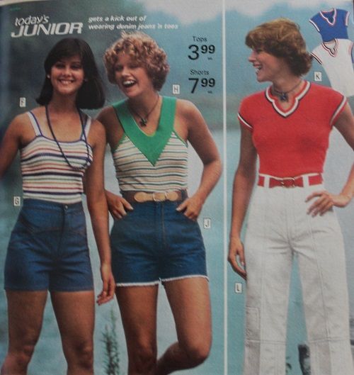 1973 casual knit tops. (Foto Pinterest) 