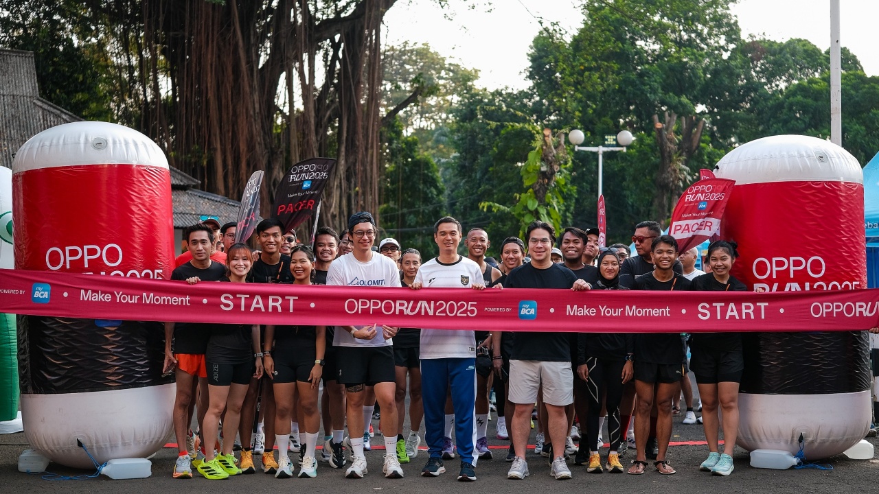 Road to OPPO Run 2025: Ratusan Pelari Jakarta Antusias Sambut Jersey dan OPPO Watch X2 Series