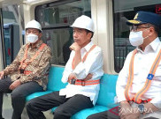 Presiden Jokowi usai Naik LRT Jabodebek: Nyaman, Cepat dan tidak Berisik