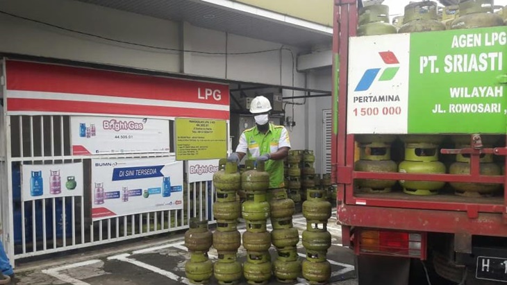 Permintaan terhadap gas elpiji 3 Kg alami peningkatan jelang Idulfitri