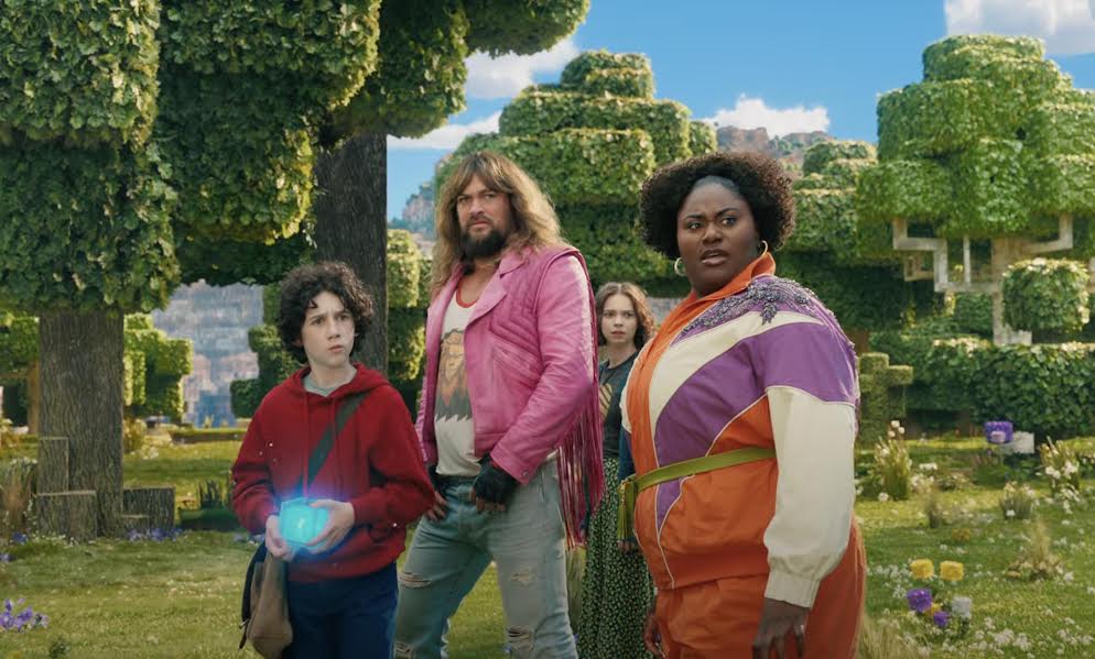 Jason Momoa dan Jack Black Bertemu di Trailer 'A Minecraft Movie'
