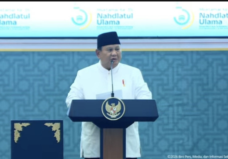 Tutup Muktamar ke-35 NU, Prabowo Sampaikan Pesan untuk Gus Kikin dan Kiai Miftach