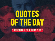 Quotes Of The day 'Desember For Survivor'