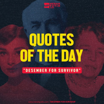 Quotes Of The day 'Desember For Survivor'
