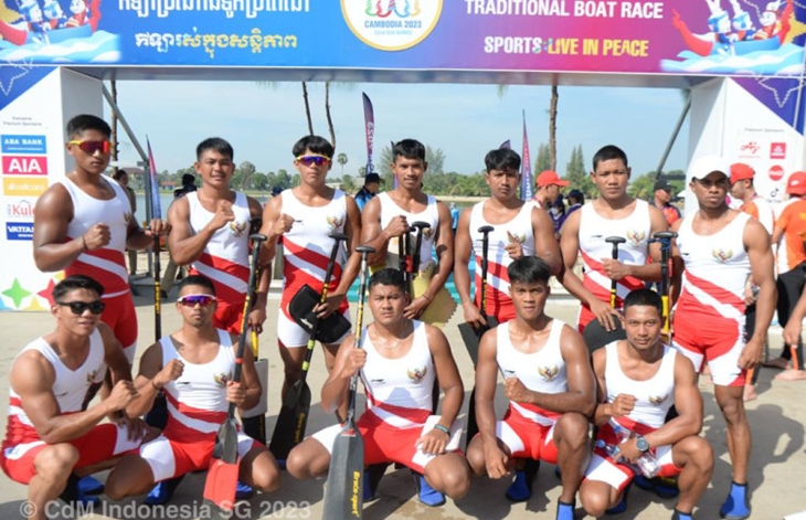 Tim Perahu Naga Raih Emas SEA Games 2023 Secara Dramatis