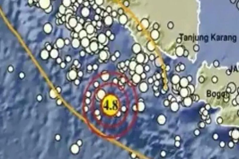 Pesisir Barat Lampung Diguncang Gempa