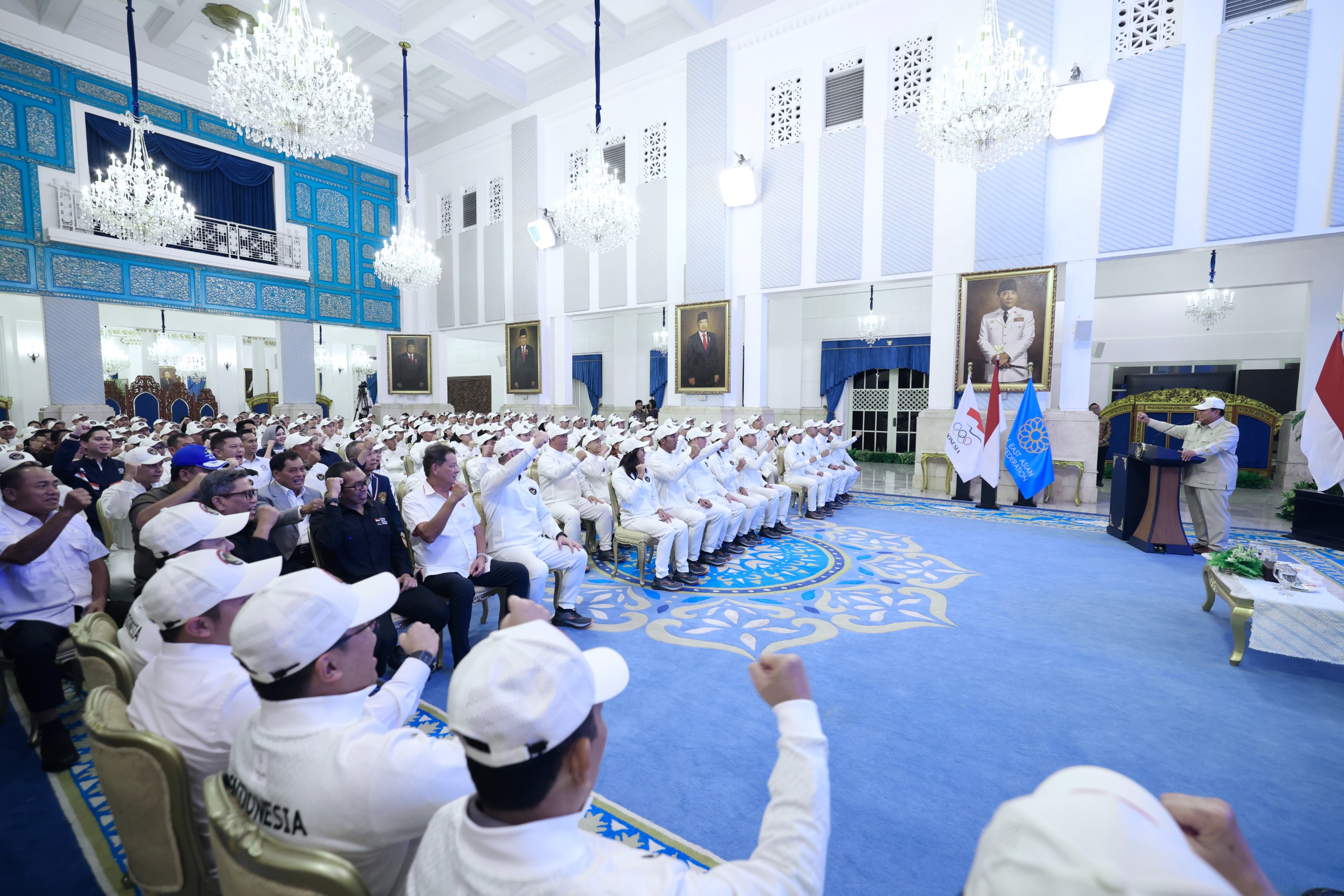 Presiden Prabowo Lepas Kontingen SEA Games Thailand di Tengah Bencana Sumatra, Dorong Atlet Berbuat yang Terbaik