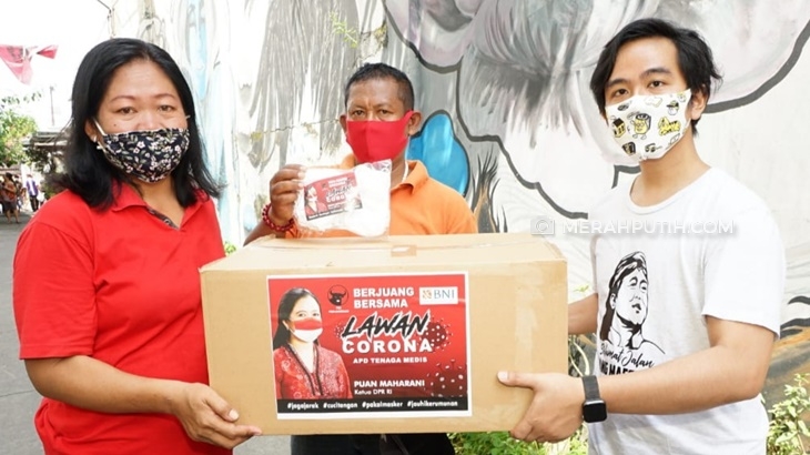  Dapat Perintah Salurkan APD Bantuan dari Puan, Gibran: Semoga Ini Sinyal Baik Pilkada