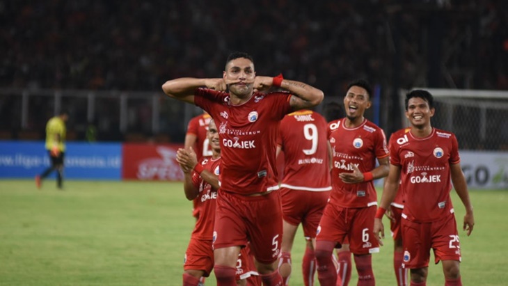 Selebrasi gol Persija. (Media Persija)
