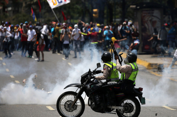 Unjuk Rasa di Venezuela Tewaskan 12 Orang