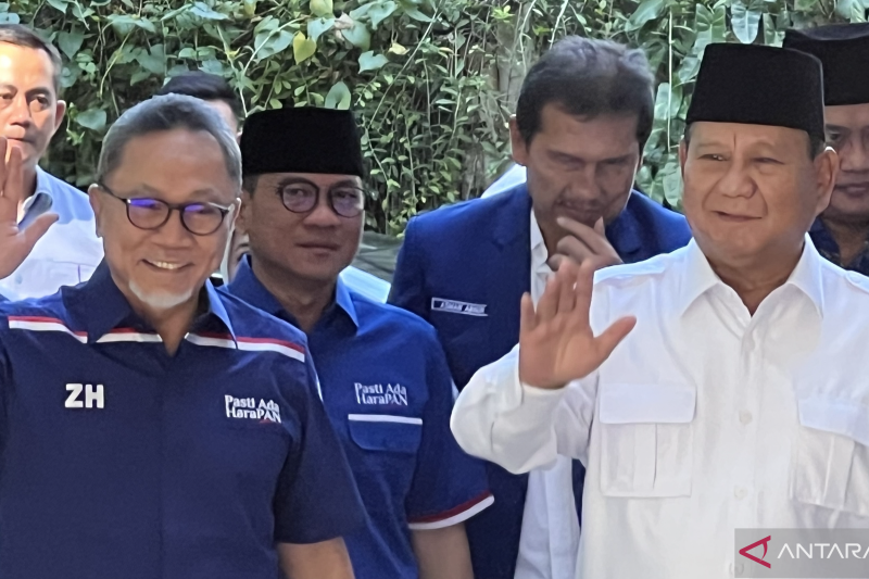 Bertemu Zulhas, Prabowo: Kunjungan Sahabat Lama