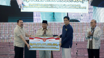 Presiden Prabowo Subianto Saksikan Satgas PKH Serahkan Hasil Penyelamatan Keuangan Negara Rp10,27 Triliun
