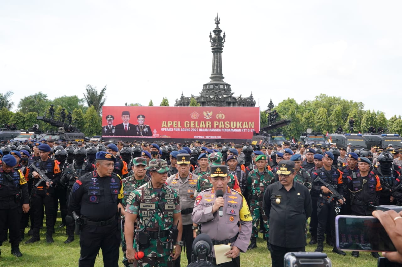 Kapolri Singgung Potensi Ancaman Bom saat KTT G20 Bali