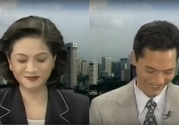 Lihat Bagaimana Penyiar TV Menahan Tawa Saat Siaran Langsung