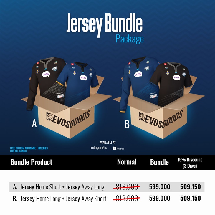 EVOS Rilis Jersey Baru dengan Filosofi Bhineka Tunggal Ika
