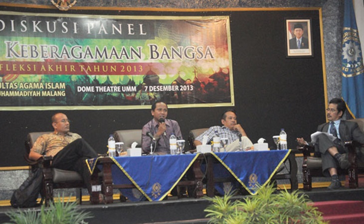 Pradana Boy saat memberikan kuliah umum di UMM