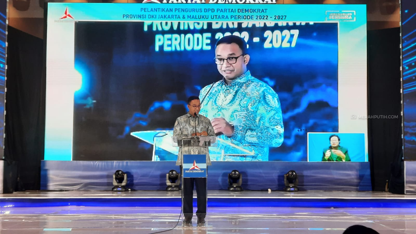 Di Hadapan Kader Demokrat, Anies Sebut Politik itu Tidak Ada Musuh yang Ada Lawan