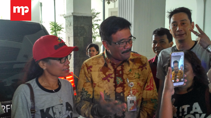 Djarot Semangati Relawan
