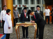 Megawati Lantik Laksdya Amarulla Octavian jadi Wakil Kepala BRIN
