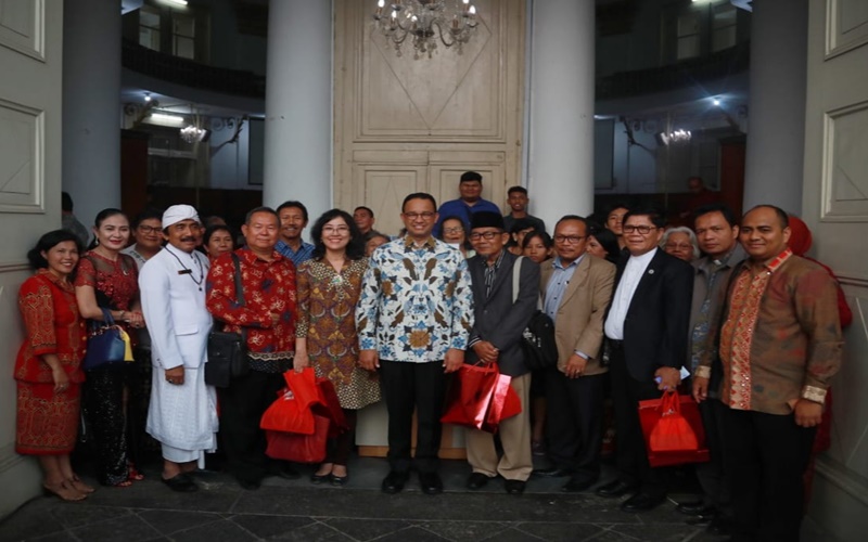 Gubernur Anies saat hadiri peringatan 180 tahun Gereja Immanuel Jakarta