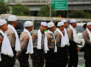 Polisi Bersurban Amankan Aksi Demo Tolak BOP dan Kecam Serangan AS–Israel ke Iran