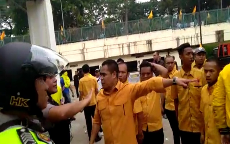 Kericuhan di Acara MKGR di Hotel Sultan Jakarta